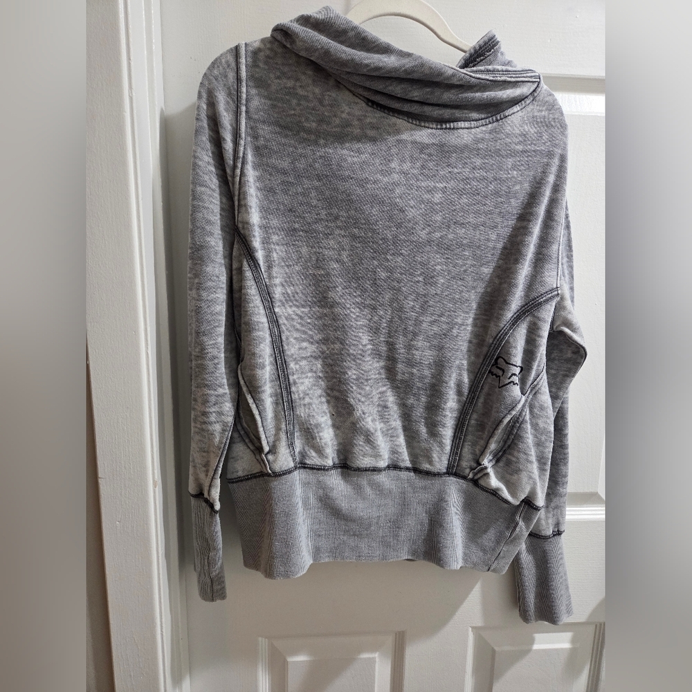 Fox Gray Hooded Sweatshirt